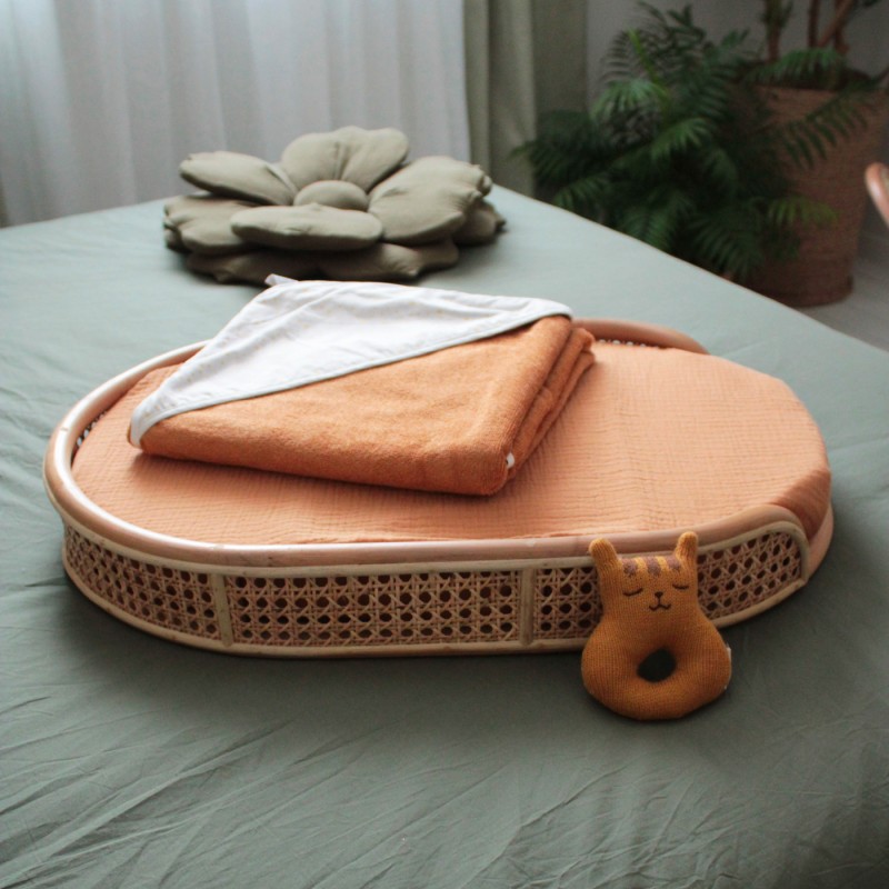 alèse de protection de matelas à langer tricotinette