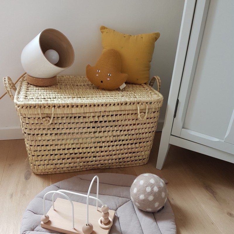 malle de rangement pour chambre bébé