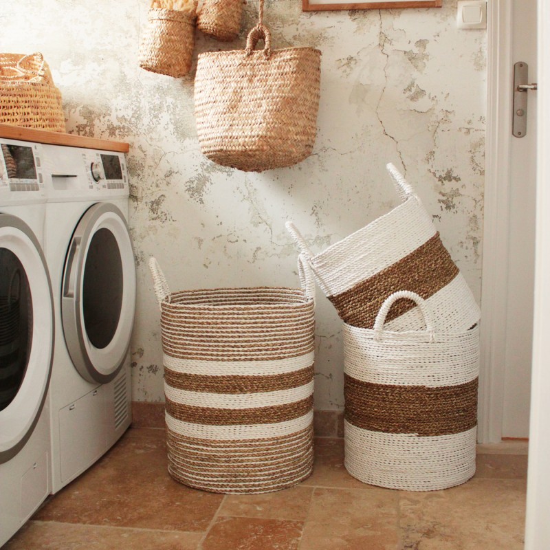 corbeille à linge pour buanderie