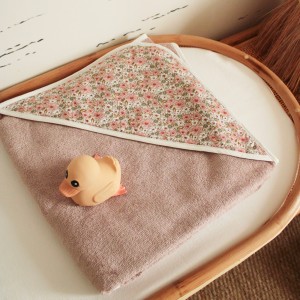 Cape de bain taupe